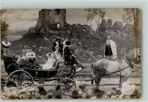 8820 Wädenswil - Pferdekutsche Trachten Ort durch Fotografenstempel