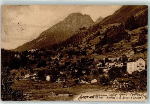 1922 Salvan 1914 - Barmaz et la Pointe s Emanet