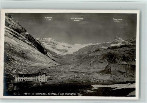 Wildstrubel - Hôtel Wildstrubel Gemmi-Pass rothorn Wildstrubel Steghorn