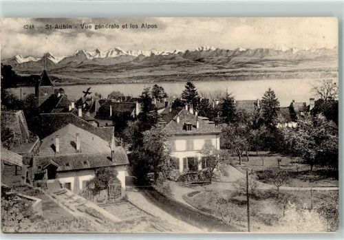 2024 St-Aubin-Sauges St-Aubin NE 1916 - Alpen Kirche