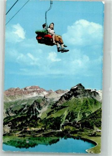 Jochpass Foto AK Seilbahn Sessellift Trübseee Jochpass