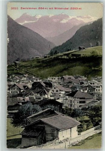 3770 Zweisimmen 1908 Gebrauchsspuren