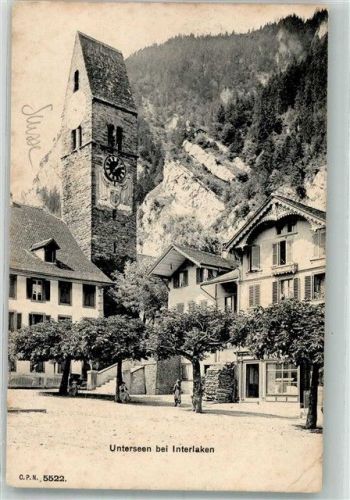 3800 Unterseen 1911 Gebrauchsspuren