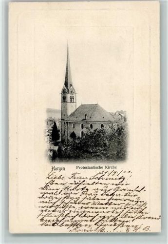 8810 Horgen - 1901 Protest. Kirche