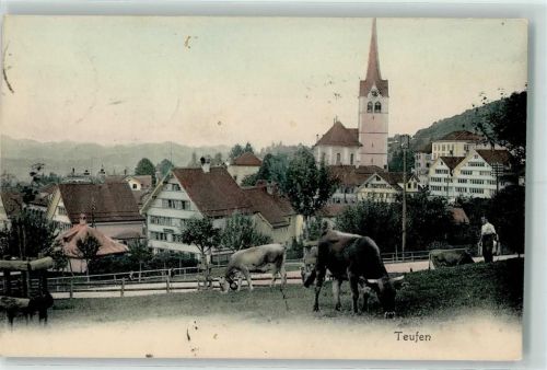 9053 Teufen AR 1904 - Kühe