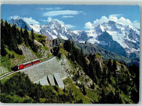 3812 Wilderswil - Schynige Platte Zahnradbahn Spurweite von 800 mm Eiger Mönch Jungfrau