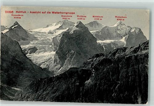 6083 Hasliberg Hohfluh 1909 - Wetterhorngruppe