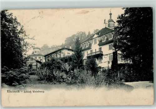 9424 Rheineck Gebrauchsspuren Schloss Weinburg