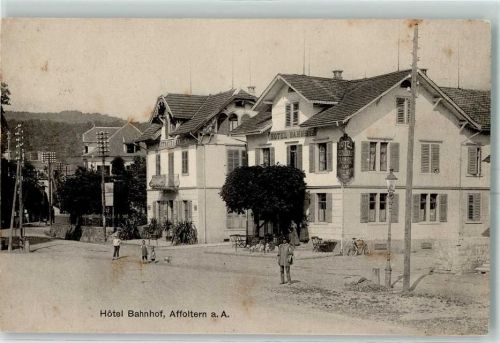 8910 Affoltern am Albis 1911 - Hotel Bahnhof