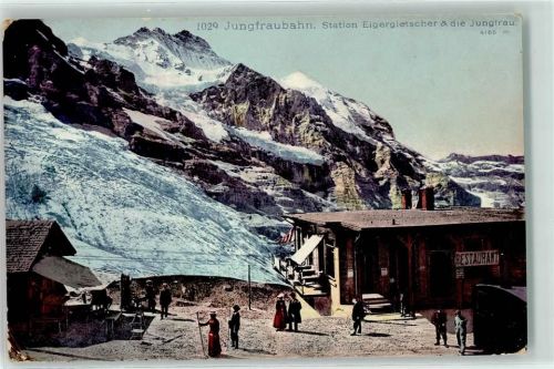 3823 Eigergletscher 1911 - Station Jungfraubahn Jungfrau