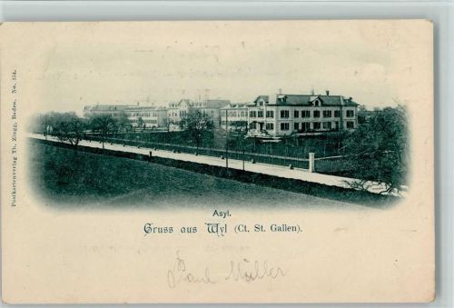 9500 Wil SG 1899 - Asyl - Verlag Zingg 154 AK