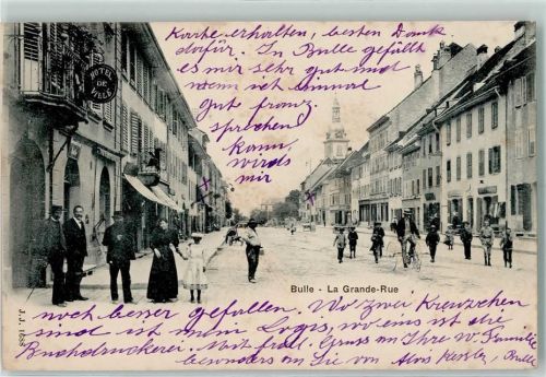 1630 Bulle 1901 - La Grande-Rue