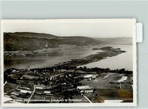 3235 Erlach - Fliegeraufnahme mit St. Petersinsel