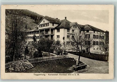 9651 Rietbad 1913 - Kuranstalt Toggenburg