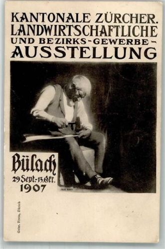 8180 Bülach 1907 Foto AK Ausstellung Landwirtschaft