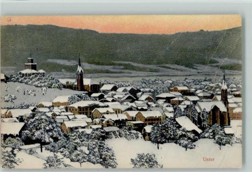 8610 Uster Gebrauchsspuren 1906 Winter