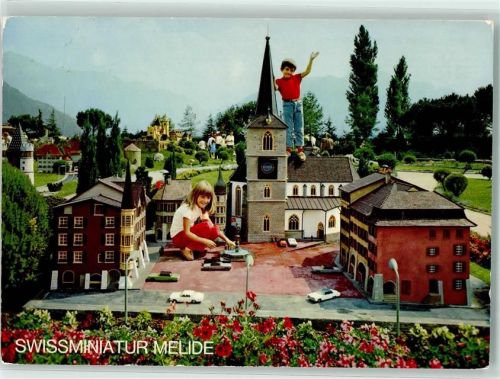 6815 Melide - Swissminiatur Ring Platz Biel