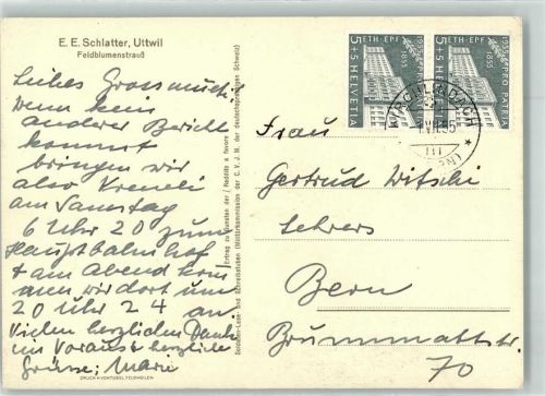 Kirchlindach Mehrfachfrankatur Paar Phila Schweiz