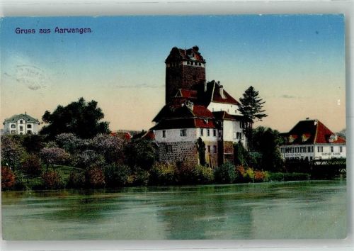 4912 Aarwangen Foto AK Schloss Gasthaus