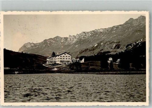 7078 Lenzerheide/Lai 1940 Foto AK Hotel Ort lt. Fotograf