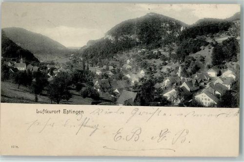 4458 Eptingen 1904 - Teilansicht, AK