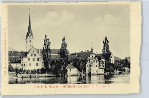 8260 Stein am Rhein - Kloster St. Georgen, Kirche