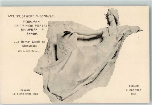 3000 Bern Berne - Weltpostverein Denkmal Die Berna