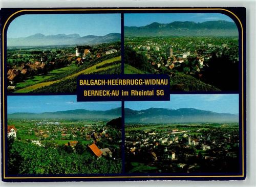 9436 Balgach - Heerbruck Widnau Berneck-Au Rheintal Alpstein Vorarlberg