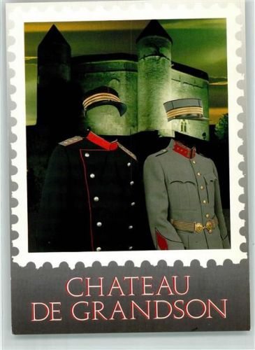 1422 Grandson - Chateau Exposition Timbres et Uniformes de l armee suisse
