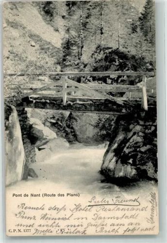 1880 Bex 1905 - Pont de Nant