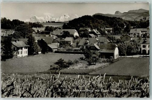 3150 Schwarzenburg Gebrauchsspuren Eiger Mönch Jungfrau
