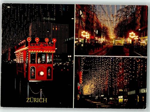 8000 Zürich - Märlitram Weihnachten Beleuchtung