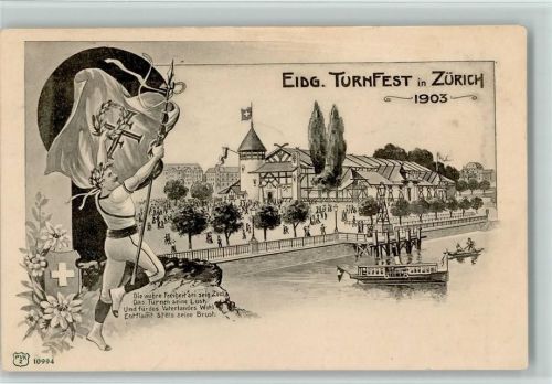 8000 Zürich - Festhalle Turnerfahne