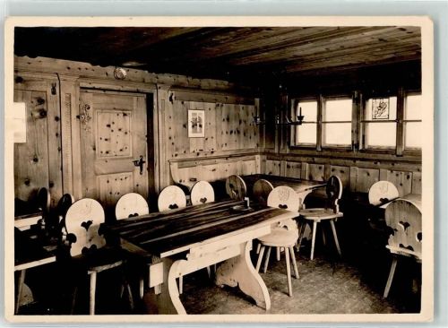 Weisshornhütte Gebrauchsspuren Clubstübli