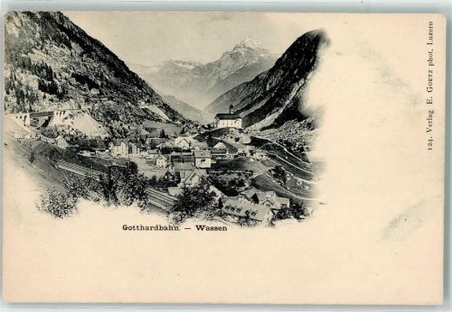 6484 Wassen UR - Gotthardbahn Kirchlein