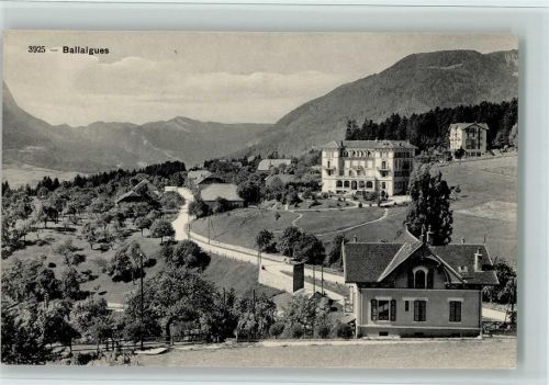 1338 Ballaigues - Teilansicht, Verlag Phototypie Co 3925, gute Erhaltung AK