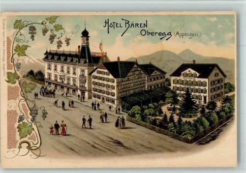 9413 Oberegg BOAKC Hotel Bären Lithographie