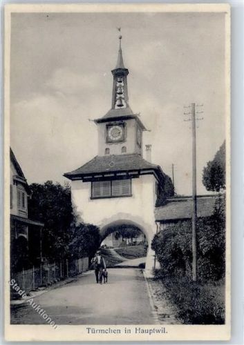 9213 Hauptwil - Stadtturm, Glocken, Uhr