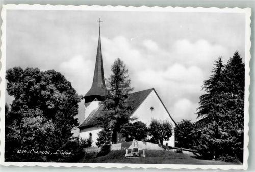 Chaindon Foto AK Kirche