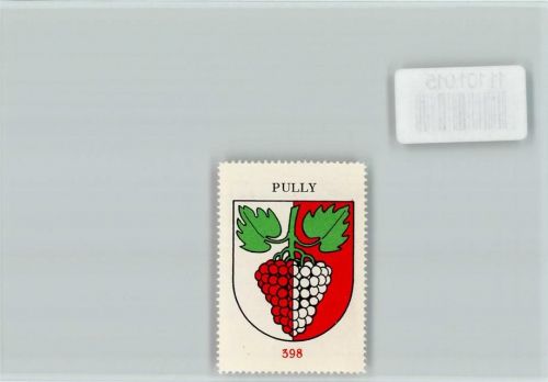 1009 Pully - Vignette Wappen Kaffee Hag ca 1920-1940 Pully