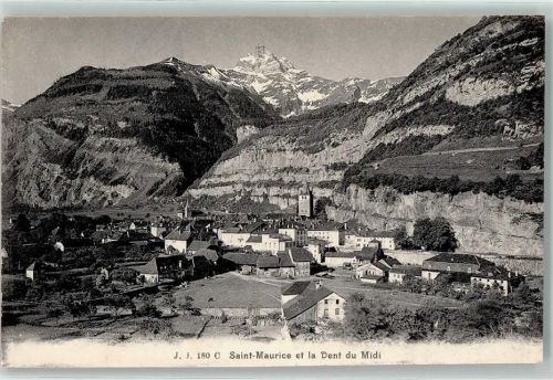 1890 St-Maurice - Dent du Midi