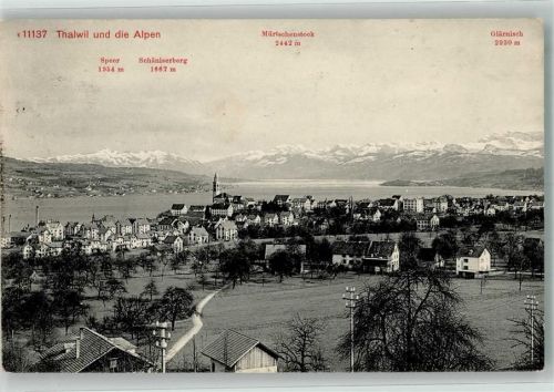 8800 Thalwil 1911 Foto AK