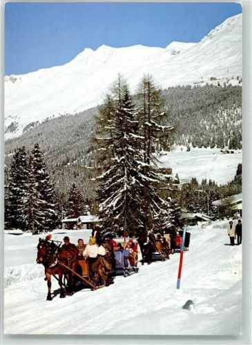 7077 Valbella - Pferdeschlitten Winter