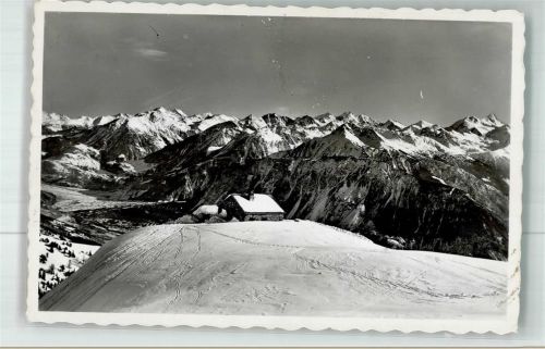 3963 Montana 1947 Winter Hüttenstempel Cabane des Violettes