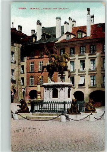 3000 Bern Berne 1913 - Rudolf von Erlach Denkmal