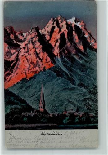 8610 Uster 1904 - Alpenglühen Abendrot