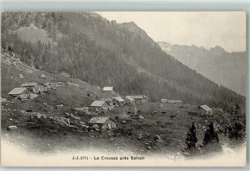 1922 Salvan - La Creusaz