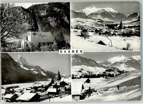 3792 Saanen - Kirche Winter