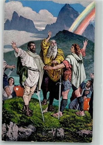 6452 Sisikon - Rütlischwur Tellskapelle Wandgemädle