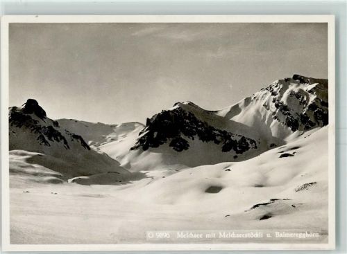 6068 Melchsee-Frutt Gebrauchsspuren Melchsee mit Melchseestöckli und Balmeregghorn Hotel Reinhard am See